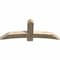 Ekena Millwork Bellingham Rough Sawn Timber Gable Bracket, Douglas Fir, 60"W x 25"H x 4"D x 6"F, 10/12 Pitch GBW060X25X0406BEL00RDF - alternate 4